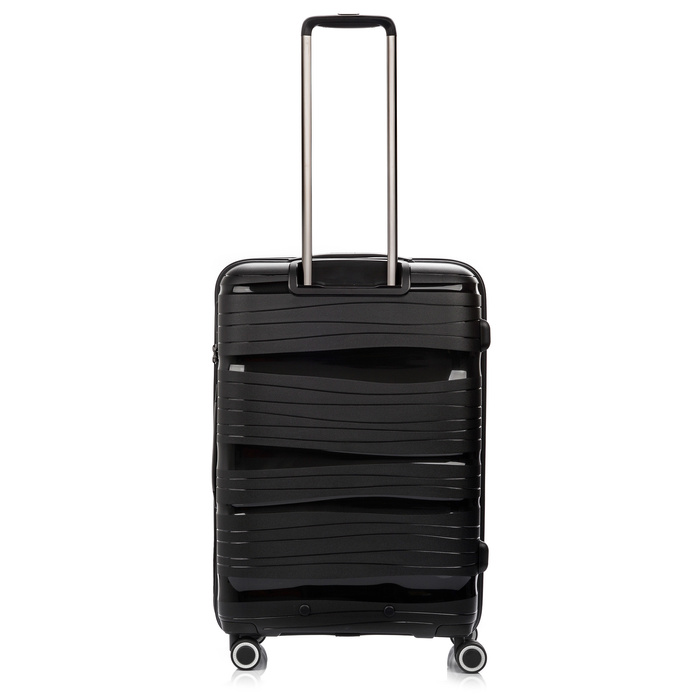 Średnia Walizka SwissBags Wave 67cm Czarna