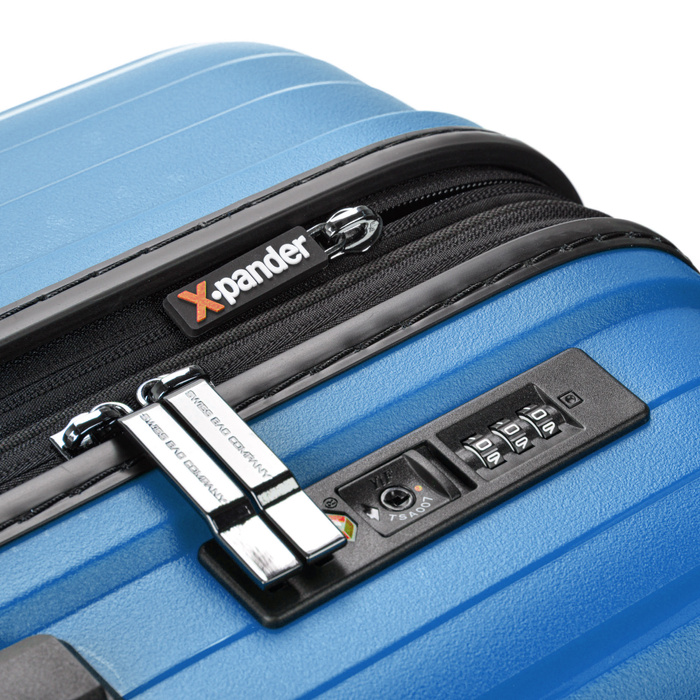 Średnia walizka SwissBags Echo 67 cm morski