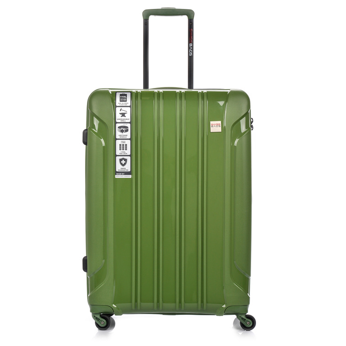 Duża Walizka SwissBags Tourist 75cm Khaki