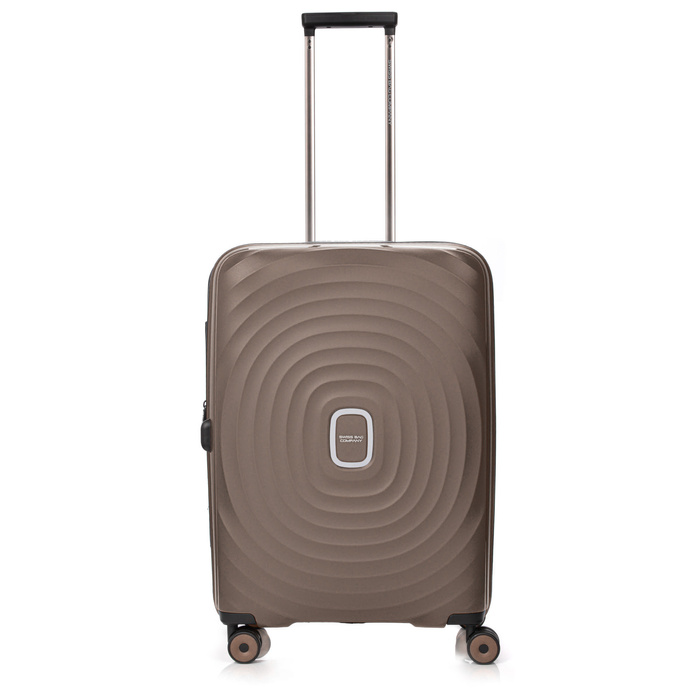 Średnia walizka SwissBags Echo 67 cm szampański