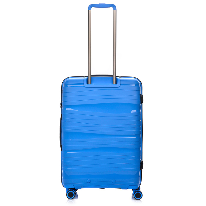 Średnia Walizka SwissBags Wave 67cm Niebieska