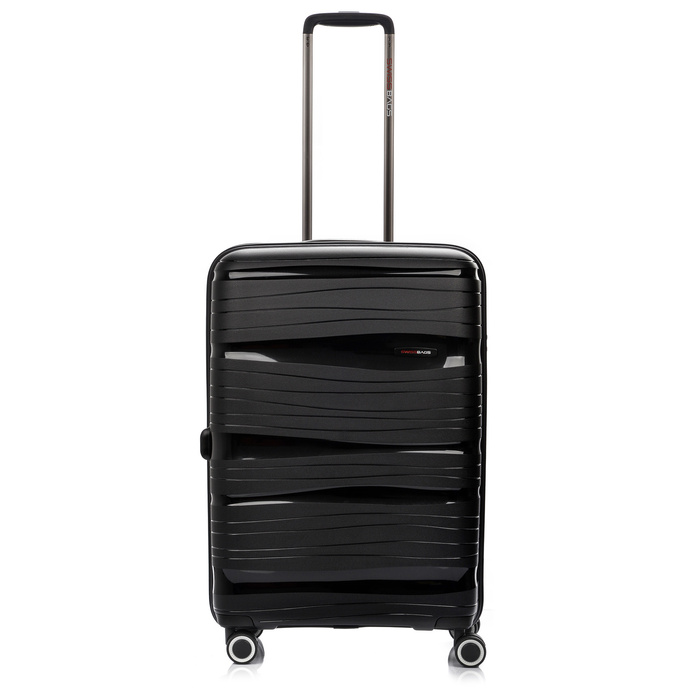 Duża Walizka SwissBags Wave 77cm Czarna