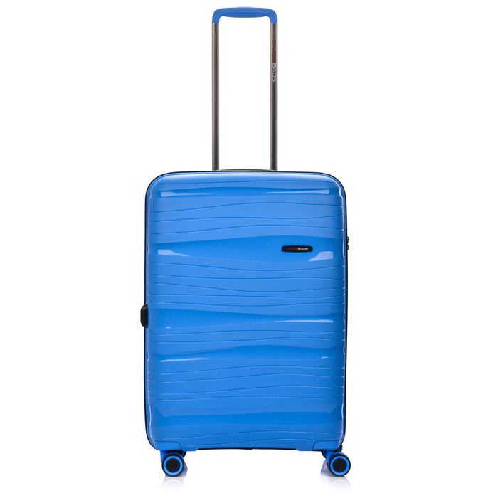 Średnia Walizka SwissBags Wave 67cm Niebieska