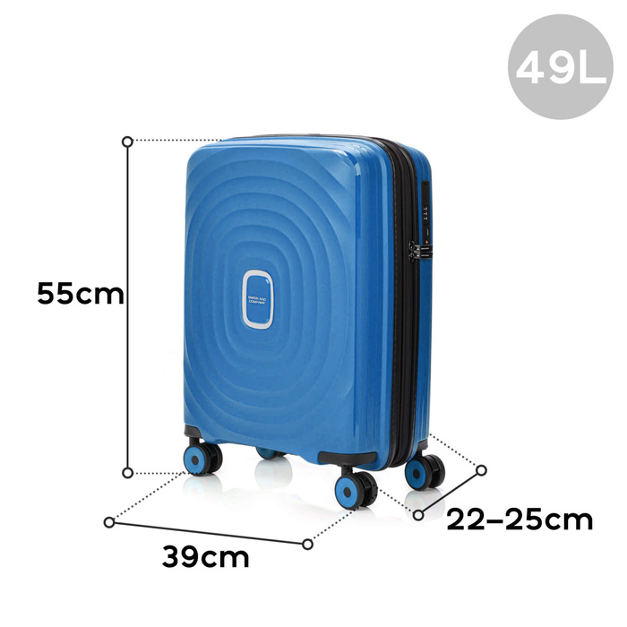 Walizka kabinowa SwissBags Echo 55 cm morski