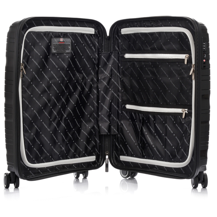 Walizka Kabinowa SwissBags Wave 55cm Czarna