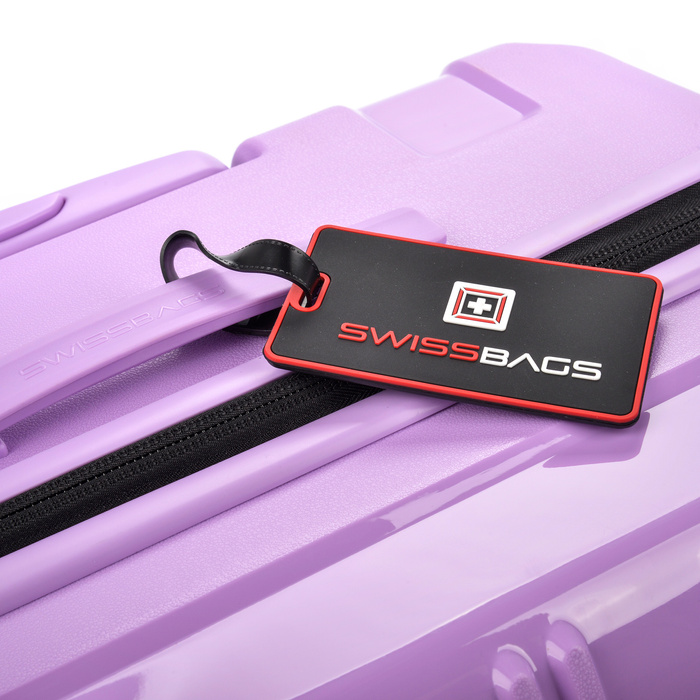 Duża Walizka SwissBags Tourist 75cm Fioletowa 