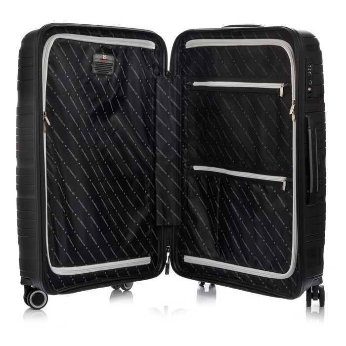 Duża Walizka SwissBags Wave 77cm Czarna