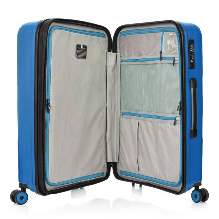 Średnia walizka SwissBags Echo 67 cm morski