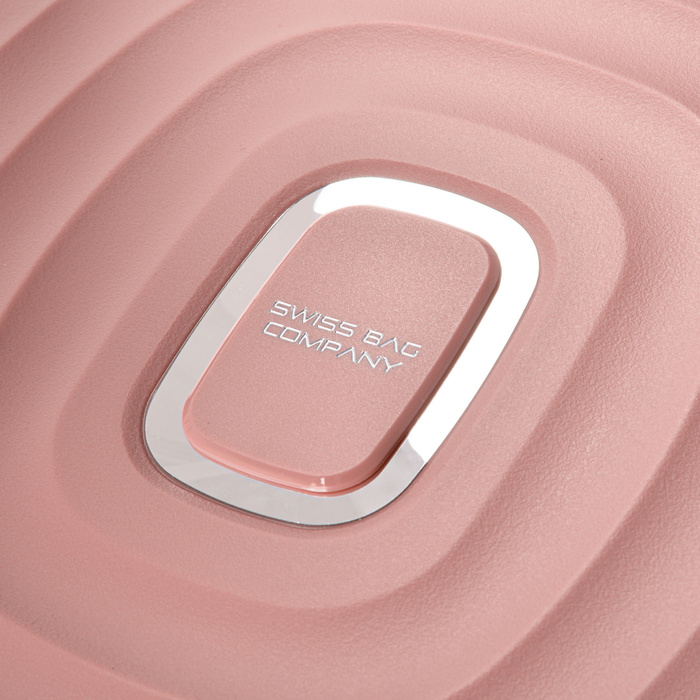 Duża walizka SwissBags Echo 77 cm Różowy