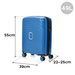 Walizka kabinowa SwissBags Echo 55 cm morski