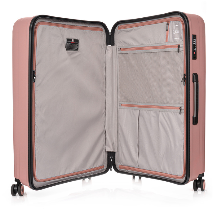 Duża walizka SwissBags Echo 77 cm Różowy